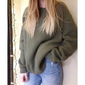 Thick knit sweater